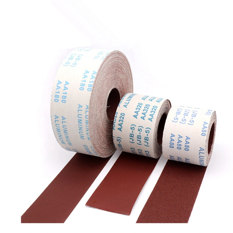 Alumina Oxide Coated Abrasive Red Jumbo Cloth Roll Made in China